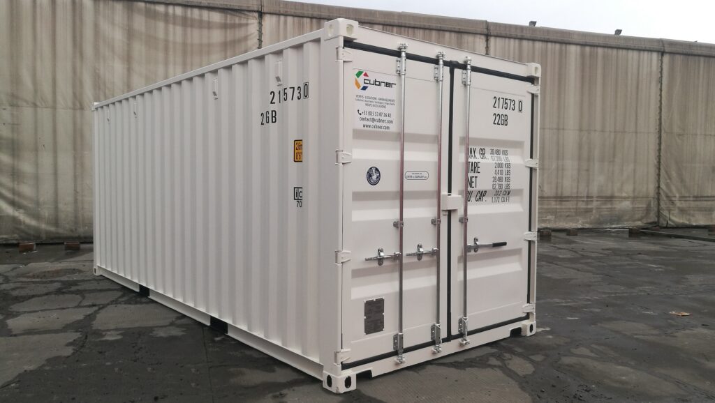 Container 20 pieds maritime premier voyage France Cubner