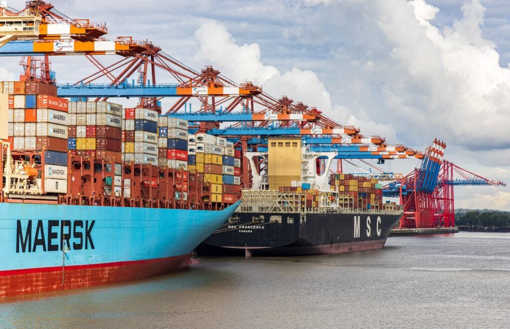 Container maritime 40 pieds