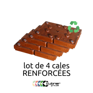 Cales renforcées pour conteneur maritime