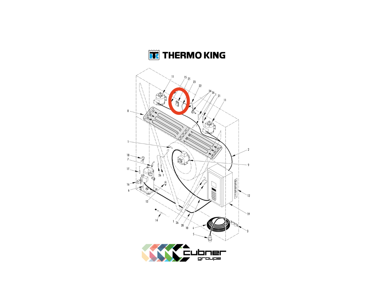 Sonde humidité Thermoking MP 4000 CUBAM-42-2659