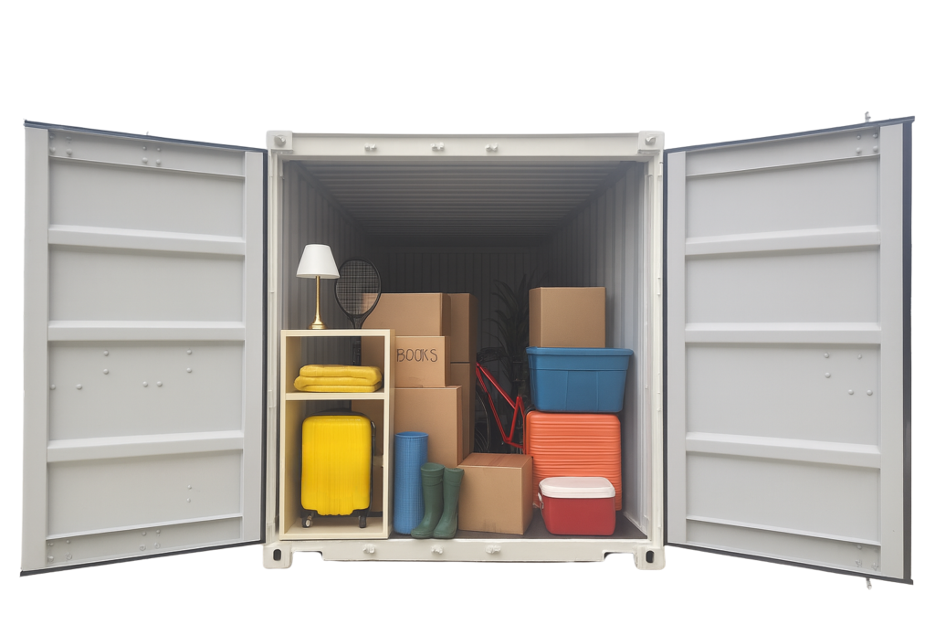 conteneur 20 pieds neuf utilisé pour du stockage