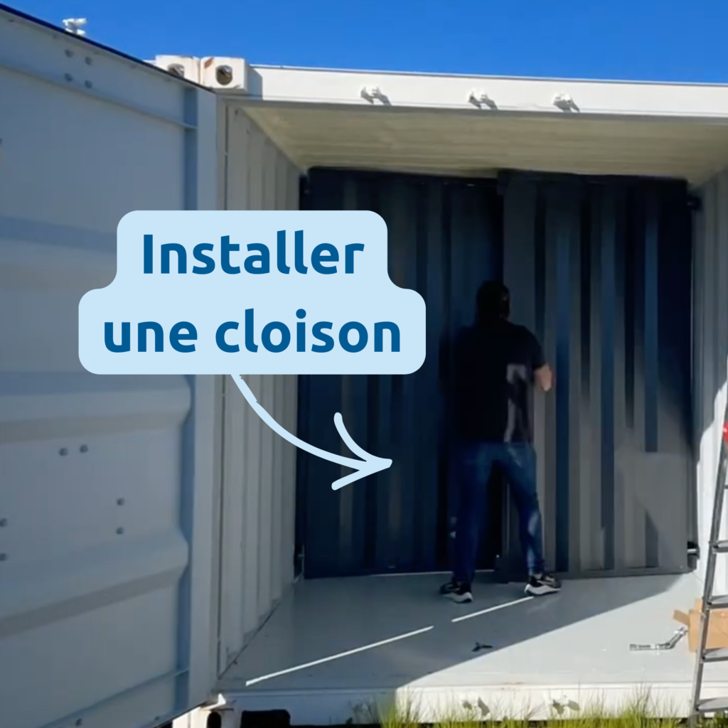 Cloison de séparation pour container maritime : une solution clé pour optimiser les parcs de stockage
