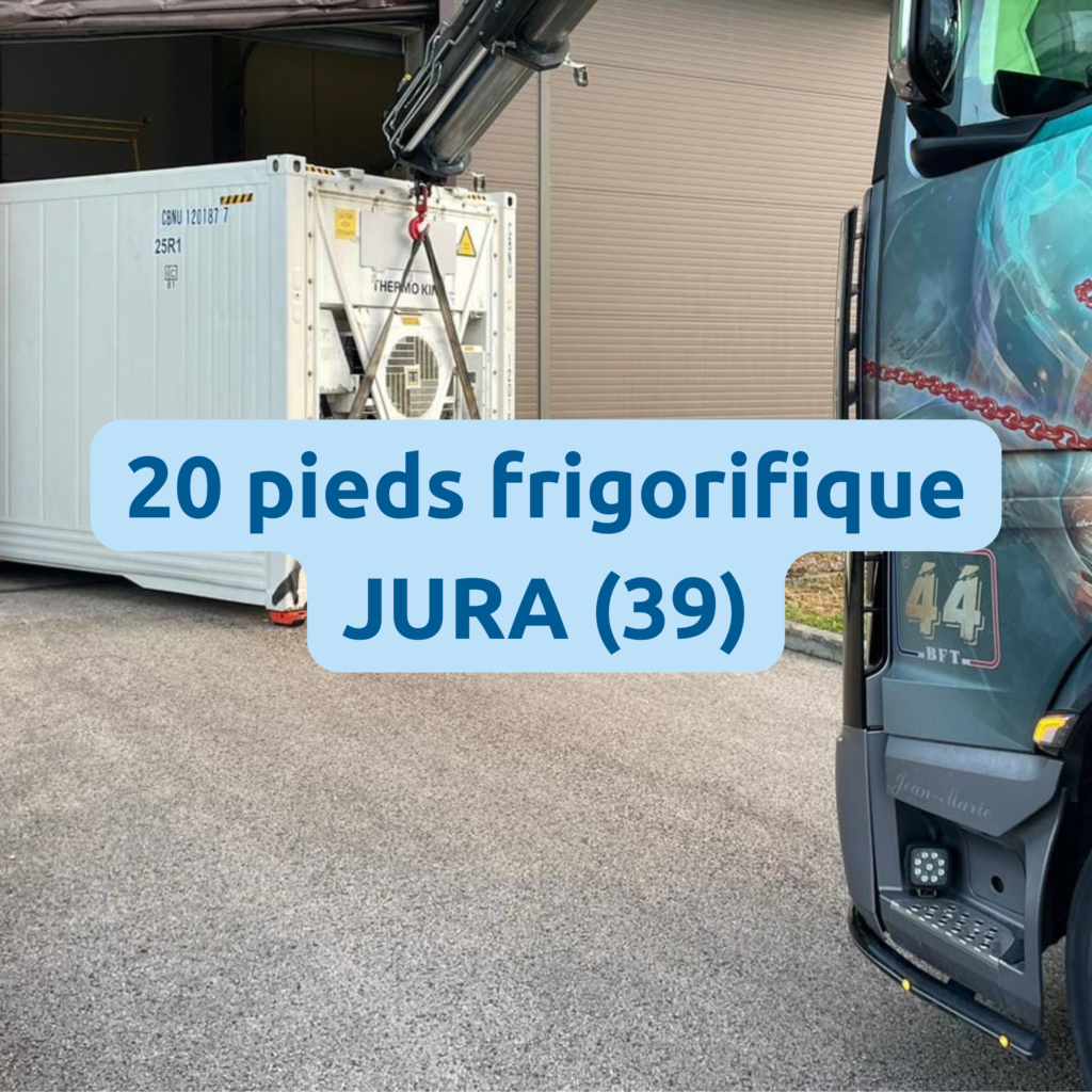 Container frigorifique d’occasion Thermo King dans le Jura – Livraison & installation