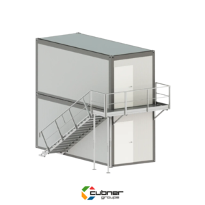 Escaliers et Cages d'Escalier Mobiles pour Containers (Alu 2kN ou Acier 5kN)