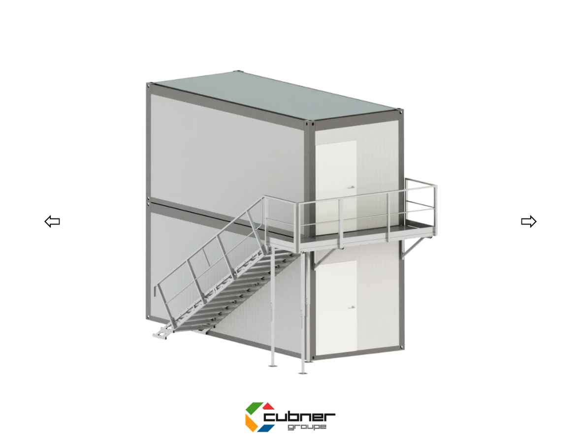Escalier pour conteneur ou bungalow modulaire cubner