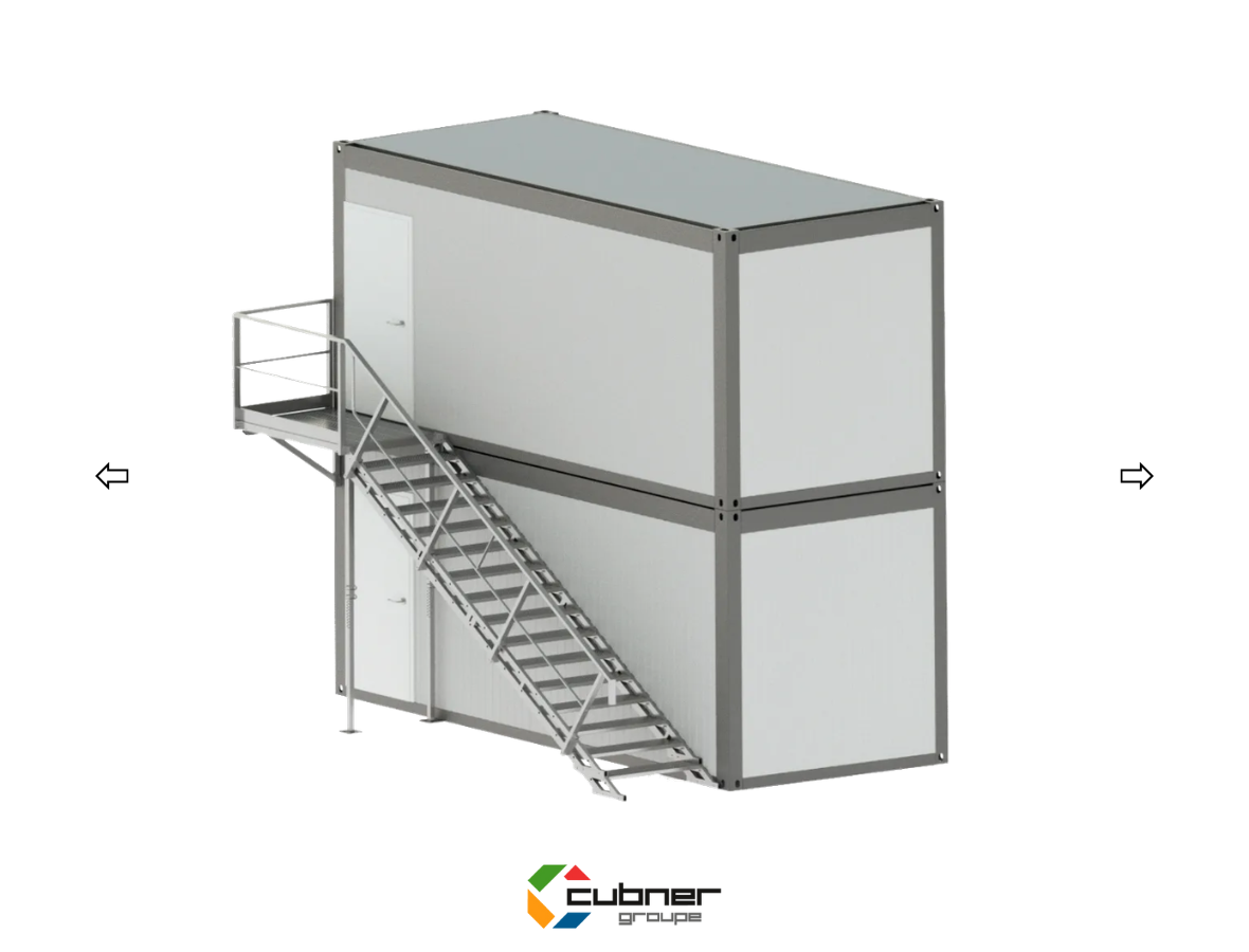 Escalier pour conteneur ou bungalow modulaire cubner