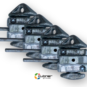 Pack de 4 Twist Lock intermédiaire pour conteneur maritime - Fixation ISO certifiée