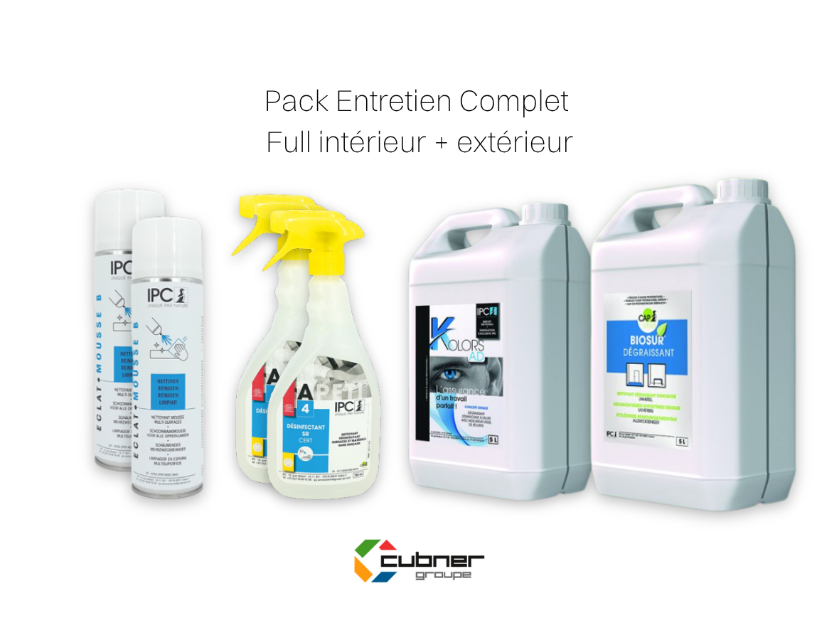 Pack nettoyage complet conteneur frigorifique reefer Cubner