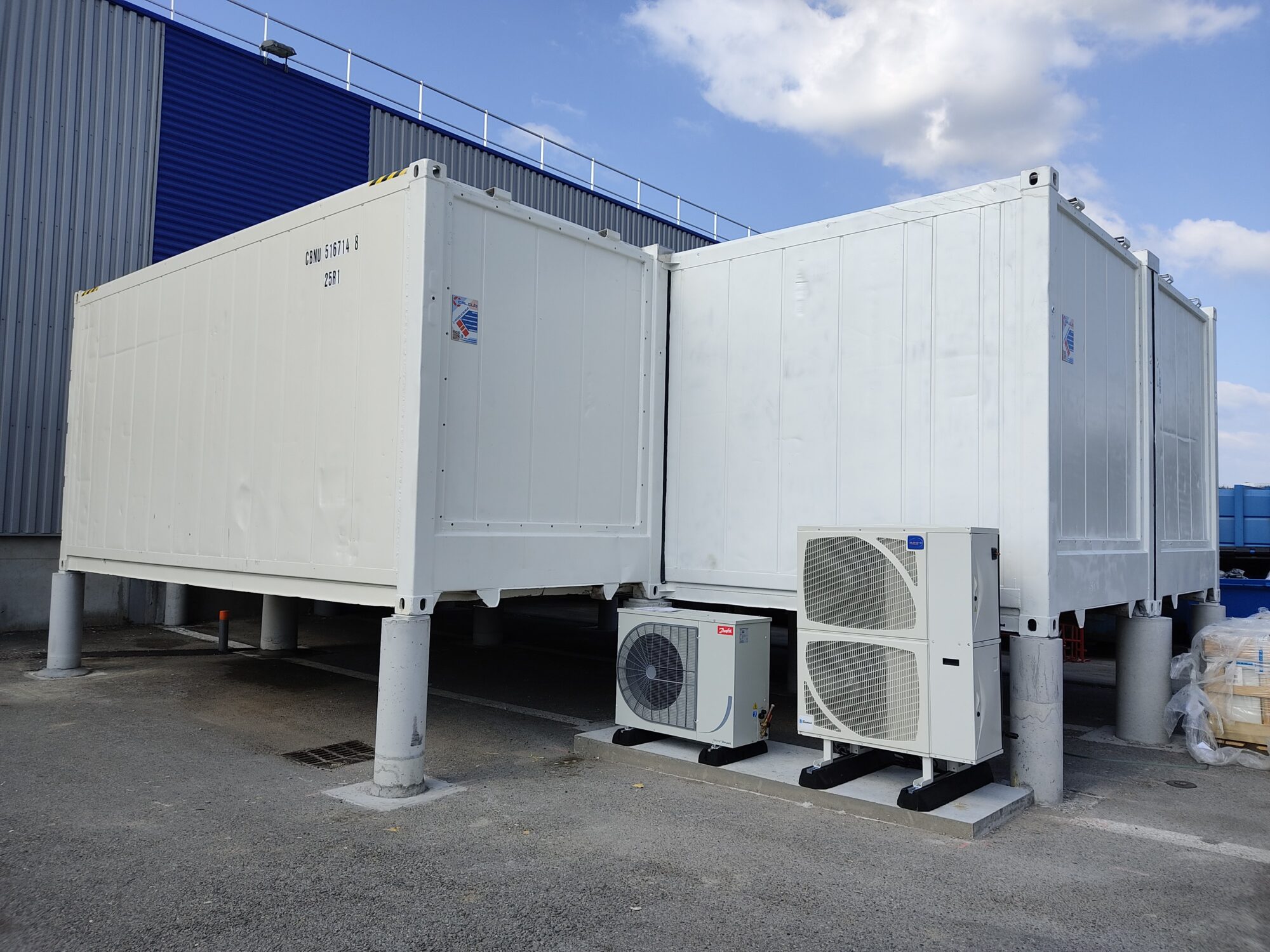 Container aménagé pour l’industrie
