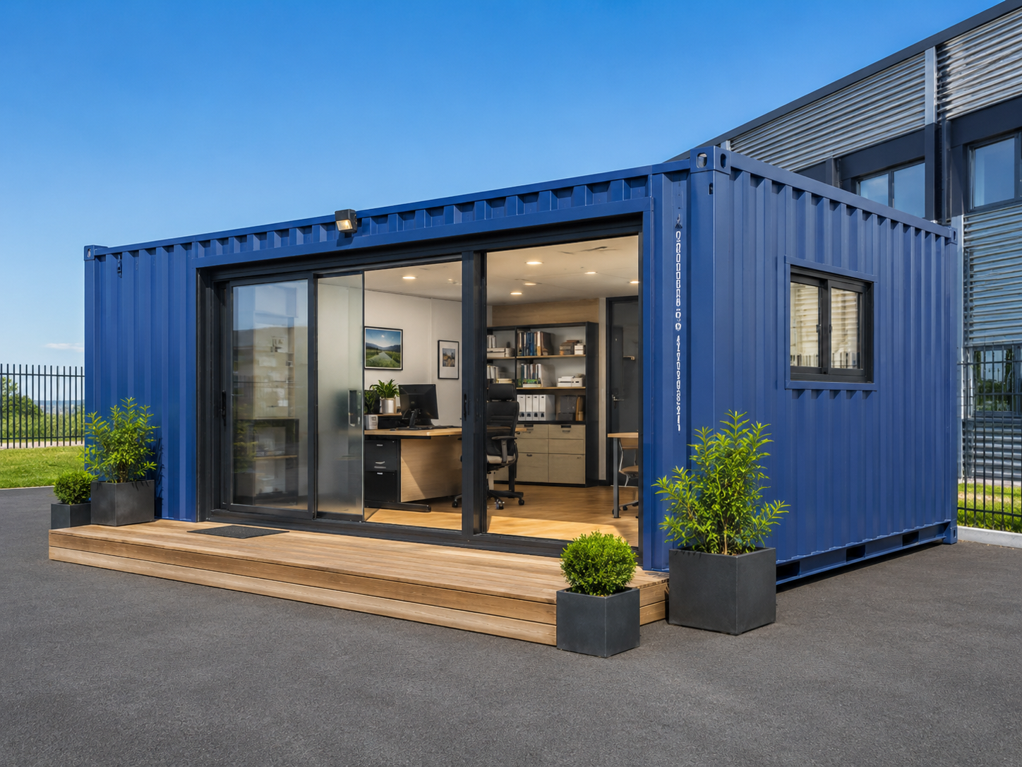 Container aménagé pour l’habitation
