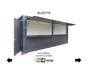 Conteneur buvette – idéal pour guinguette