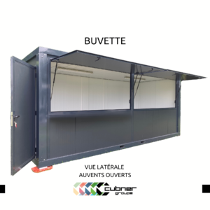 Conteneur buvette – idéal pour guinguette